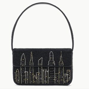 NEW STAUD TOMMY BEADED BAG - NYC SKYLINE